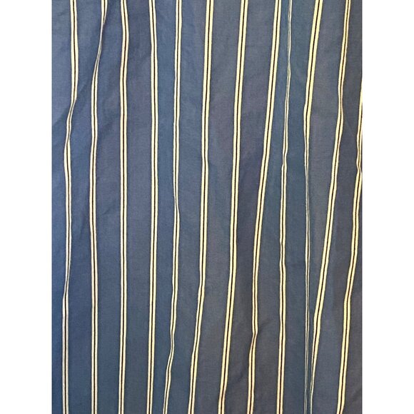 Abercrombie & Fitch Mens Muscle Fit Blue/White Striped Button-Up Shirt Size XL - Picture 5 of 7